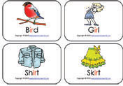 R-Controlled Vowel Mini Flashcards | Mini Flash Cards for Kindergarten