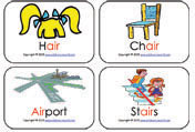 Diphthong Mini Flashcards | Diphthong Phonics Flash Cards for Kindergarten