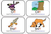 Double Ending Consonant Mini Flashcards | ESL Phonics World