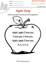 letter a song