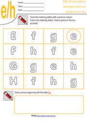 Cl Uppercase And Lowercase Worksheet Esl Phonics World