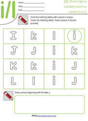 Cl Uppercase And Lowercase Worksheet Esl Phonics World