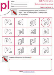 Cl Uppercase And Lowercase Worksheet Esl Phonics World