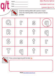 Cl Uppercase And Lowercase Worksheet Esl Phonics World