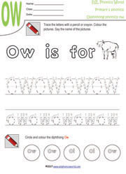 Printable Diphthong Worksheets | Vowel Diphthongs for Kids