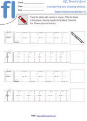 Handwriting & Drawing Worksheets | Phonics Tracing Uppercase ...