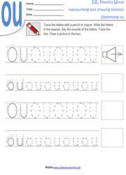 Handwriting and Drawing Worksheets | Letter Tracing Printables