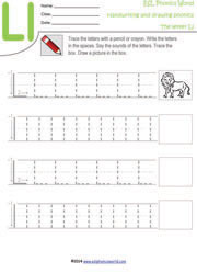 Handwriting and Drawing Worksheets | Letter Tracing Printables