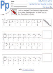 Handwriting and Drawing Worksheets | Letter Tracing Printables