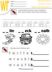 Consonant Blend Worksheets | Initial Two Letter Blends