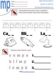 Ending Blend Worksheets | ESL Phonics World