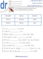 primary level 3 phonics worksheets esl phonics world