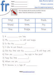 primary level 3 phonics worksheets esl phonics world