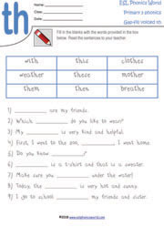 primary level 3 phonics worksheets esl phonics world