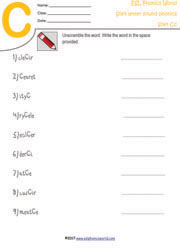 esl phonics world soft letter c and g worksheets