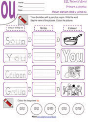 vowel sound worksheets vowel digraph phonics